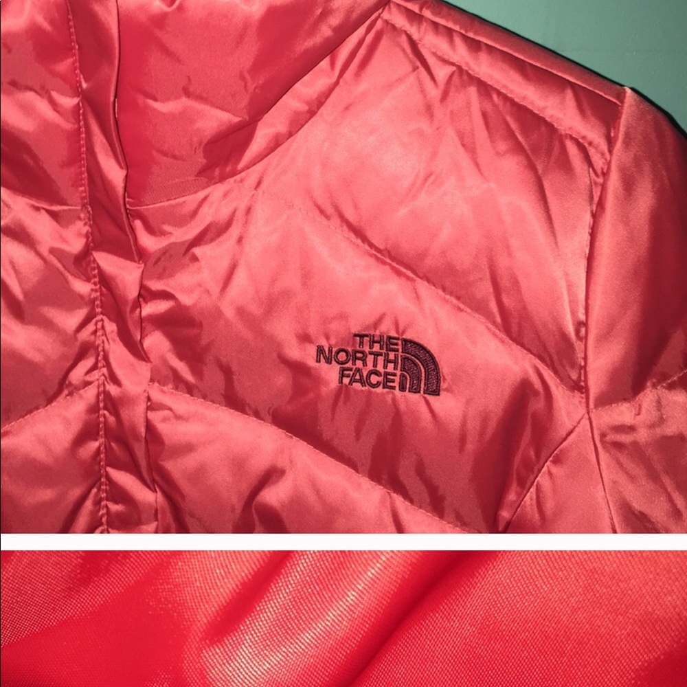 Coral North Face Jacket